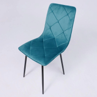 Стул AksHome MIRA (Мира) морской велюр/черный купить в Минске